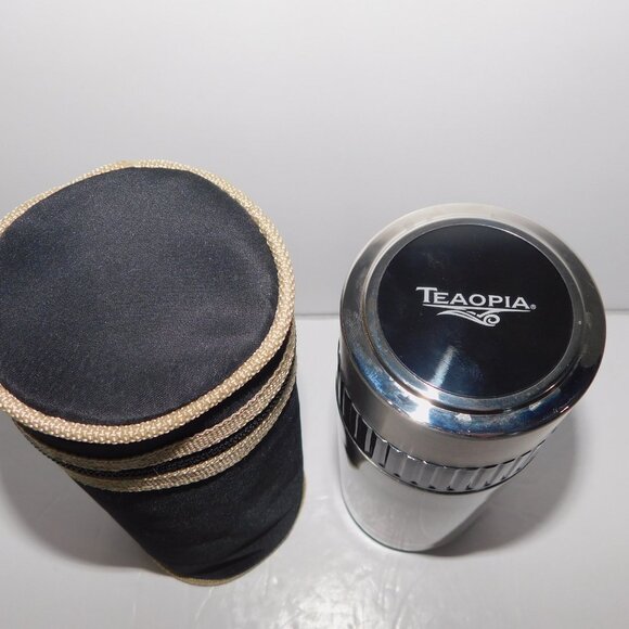 Teaopia Stainless Steel Tea Infuser Travel Tumbler with Carrying Case - Picture 2 of 7